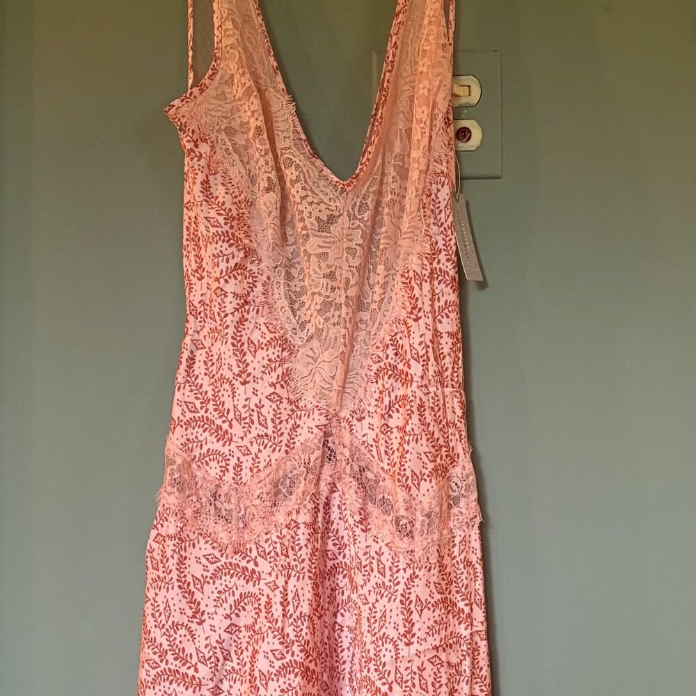 Anthropologie "Pink Combo" Nylon Dress NWT!
